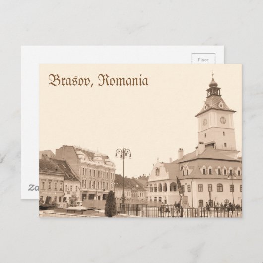 Brasov, Roemenië Briefkaart (Voorkant / Achterkant)