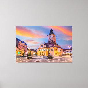 Brasov Roemenië Canvas Afdruk