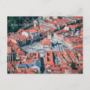 Brasov, Roemenië stadsgezicht, Briefkaart