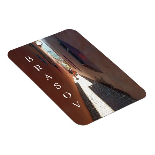 Brasov Rope Street uitzicht koelkastmagneet Magneet (Rechterzijde)