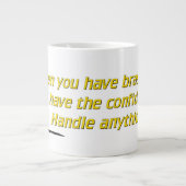 Brass Balls Grote Koffiekop (Voorkant)