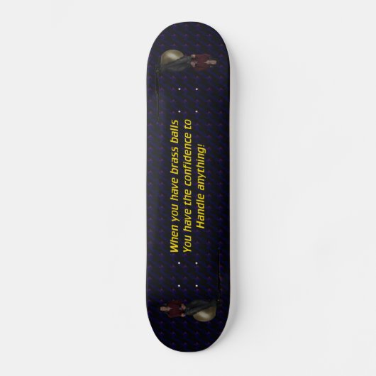 Brass Balls Persoonlijk Skateboard (Voorkant)
