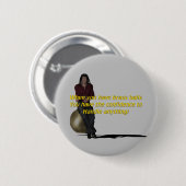 Brass Balls Ronde Button 5,7 Cm (Voorkant /achterkant)