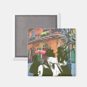 Brass Band at Pirates Alley Magneet (Voorkant / Achterkant)