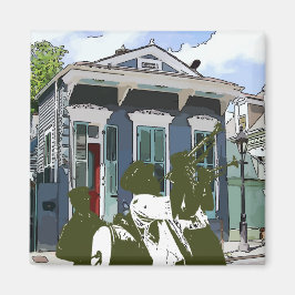 Brass Band bij Marigny Magneet