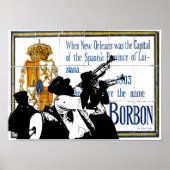 Brass Band Bourbon St Tegel Mural Poster (Voorkant)