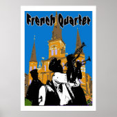 Brass Band French Quarter Poster (Voorkant)