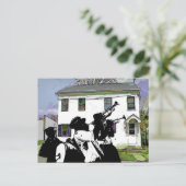 Brass Band in Delaware House Briefkaart (Staand voorkant)