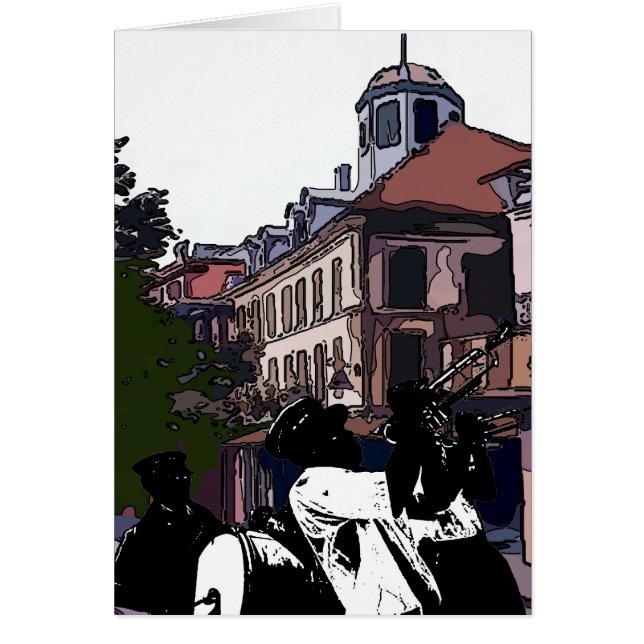 Brass Band in het Franse kwartaal (Voorkant)