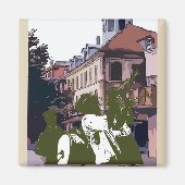 Brass Band in Napoleon House Magneet (Voorkant)