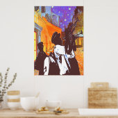 Brass Band, Nachtkoffie Poster (Keuken)