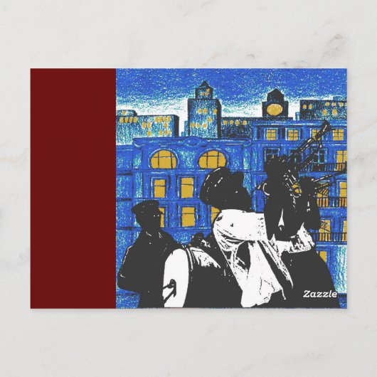 Brass Band, New Orleans Briefkaart (Achterkant)