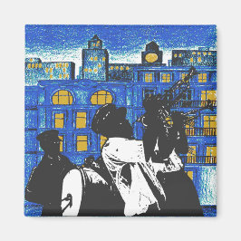 Brass Band, New Orleans Magneet