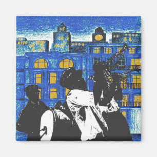 Brass Band, New Orleans Magneet