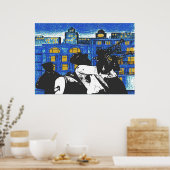 Brass Band, New Orleans Poster (Keuken)