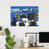 Brass Band, New Orleans Poster (Thuiskantoor)