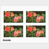 Brass Band Roos #1 Rechthoekige Stickers (Vel)