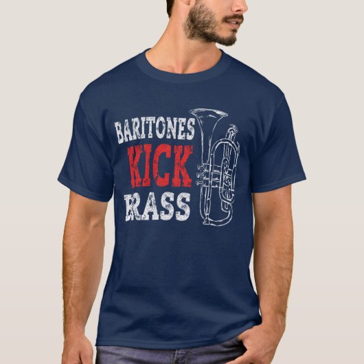 Brass Baritone Euphonium Marching Band Gift Shirt (Voorkant)