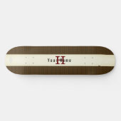  Brass Brown Skateboard met de naam HAMbyWG (Horizontaal)