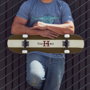  Brass Brown Skateboard met de naam HAMbyWG