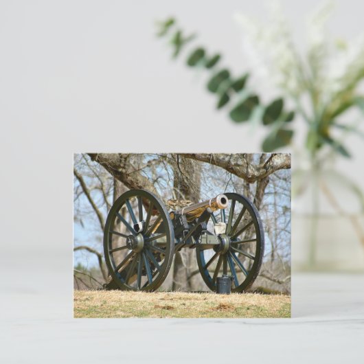 Brass Cannon Briefkaart (Staand voorkant)