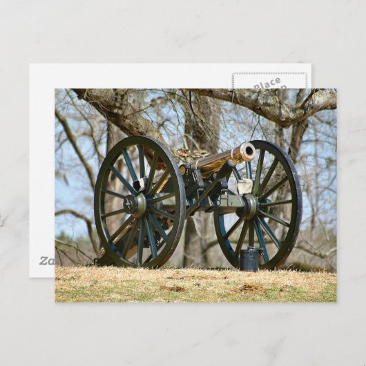 Brass Cannon Briefkaart (Voorkant / Achterkant)