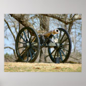 Brass Cannon uit de burgeroorlog Poster (Voorkant)