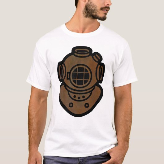 Brass Diving Helmet T-shirt (Voorkant)