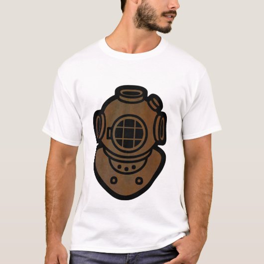 Brass Diving Helmet T-shirt (Voorkant)