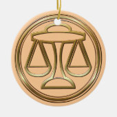 Brass en koperbeha keramisch ornament (Voorkant)