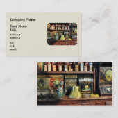 Brass Funnel en Spices Visitekaartje (Voorkant / Achterkant)