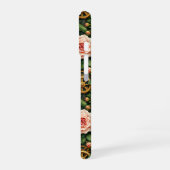 Brass Gears and Roses iPhone 16 Hoesje (Linkerkant)