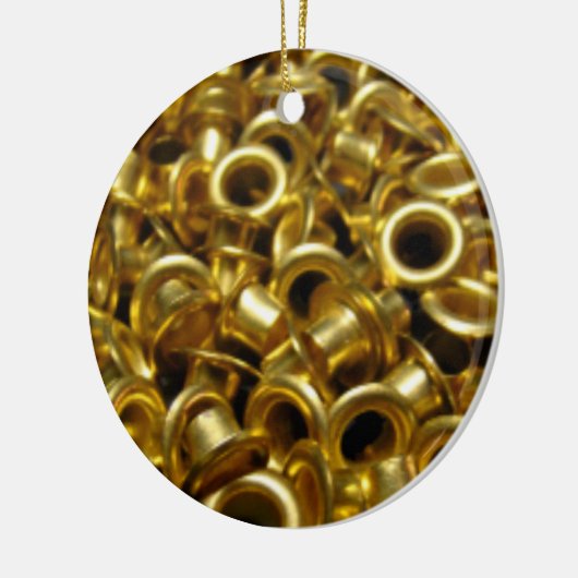 Brass Grommets Tree Ornament (Links)