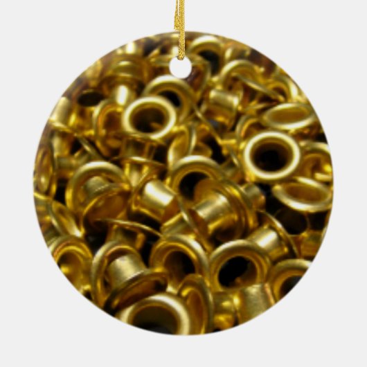 Brass Grommets Tree Ornament (Achterkant)