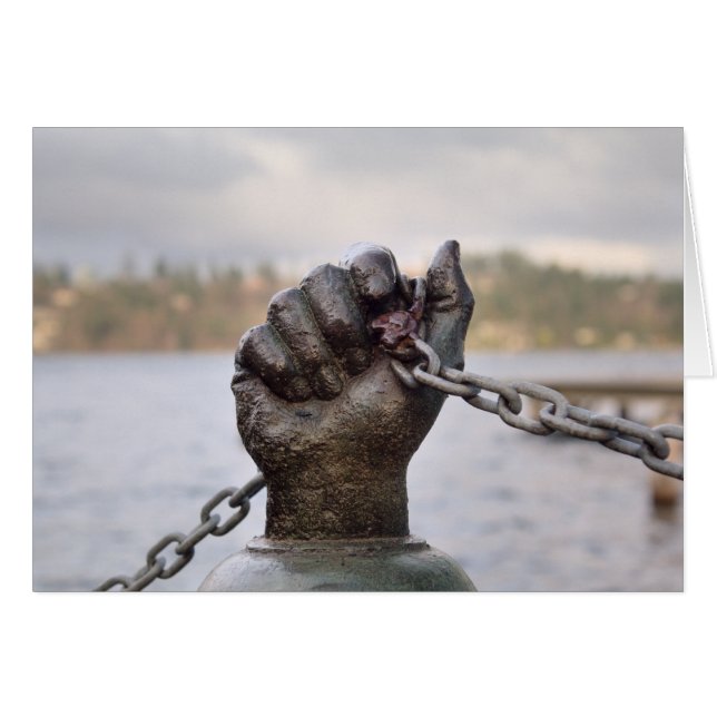 Brass Hand Card (Voorkant Horizontaal)