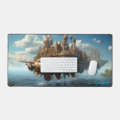 Brass Haven Steampunk Castle Fantasy Bureaumat (Keyboard & Muis)