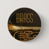 Brass Horn Button (Voorkant)