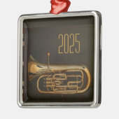 Brass Horn kerstversiering Metalen Ornament (Links)