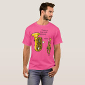 Brass Horn Marching Band - Euphonium - Funny Brass T-shirt (Voorkant volledig)