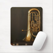 Brass Horn Mousepad Muismat (Met muis)