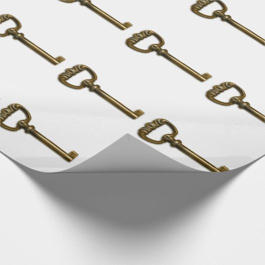 Brass Key Cadeaupapier (Hoek)