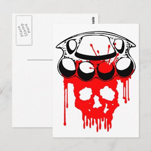 Brass Knuckles Briefkaart (Voorkant / Achterkant)