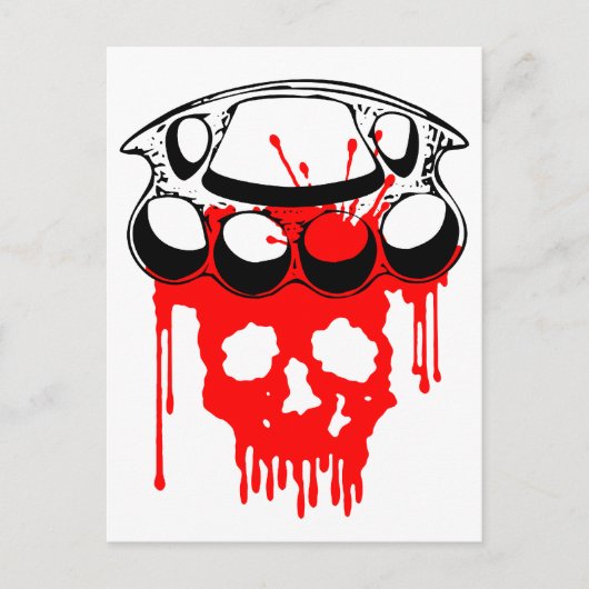 Brass Knuckles Briefkaart (Voorkant)