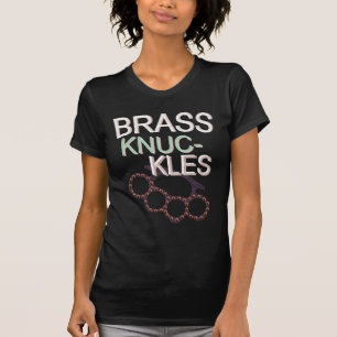 Brass Knuckles (Dames bovenaan) T-shirt