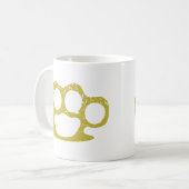 Brass Knuckles Koffiemok (Voorkant links)