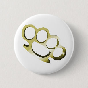 Brass Knuckles Ronde Button 5,7 Cm