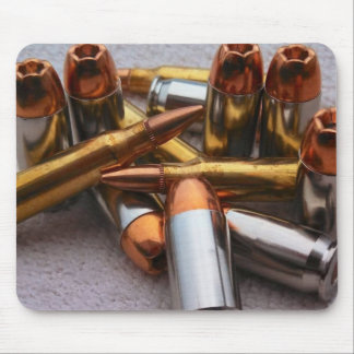 Brass & lead bullets mousepad muismat