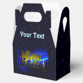 Brass Lion Menorah Bedankdoosjes (Geopend)