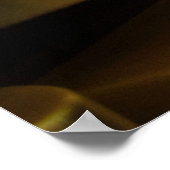 Brass metal frame poster (Hoek)