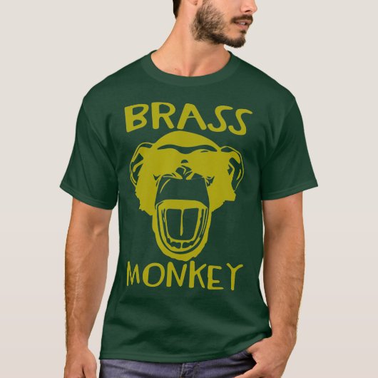 Brass Monkey - Funny Music T-shirt (Voorkant)